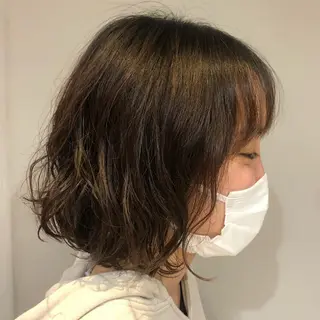 ショート パーマ 艶髪/透明感カラー ✨KIKOのヘアスタイル