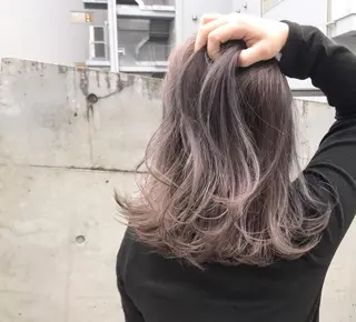 ミディアム カラー 心斎橋なんば 大野竜輝のヘアスタイル