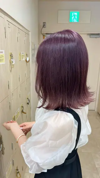ショート カラー 暖色/ブリーチカラー 🎀 M i k uのヘアスタイル
