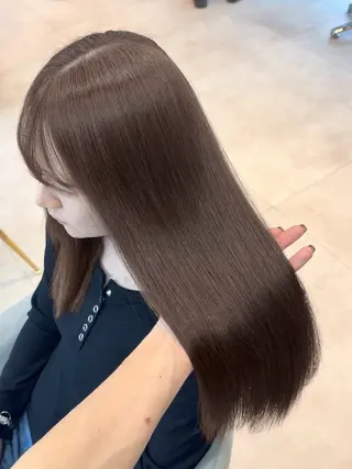 ロング カラー 🩵福岡ブリーチなし レイヤー/紫音🩵のヘアスタイル