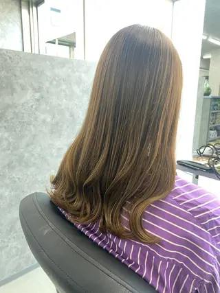 セミロング カラー Forest. kanako🕊️のヘアスタイル