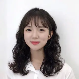 ロング パーマ 韓国好き🇰🇷 美容師MIKUのヘアスタイル