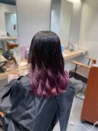 ロング カラー PooL ♥ かたやま ひなこのヘアスタイル