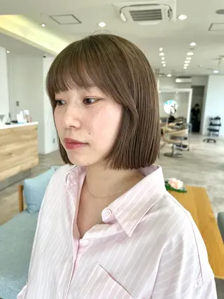 ミディアム cana 札幌レイヤースタイルのヘアスタイル