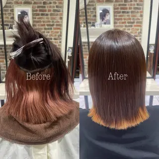 セミロング 森田 明日香のヘアスタイル