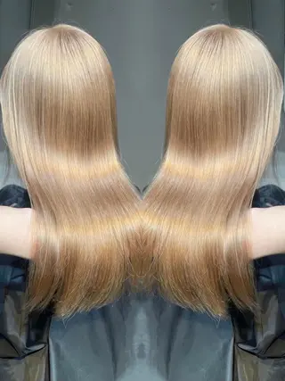 ロング カラー 🩵レイヤー✖︎ 髪質改善🩵リョウヤのヘアスタイル