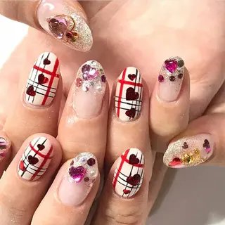ネイル 渋谷/チップ長さ出し 👑アプレgel-xのネイルデザイン