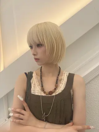 ショート カラー 💎透明感カラー特化 💎TAISEIのヘアスタイル