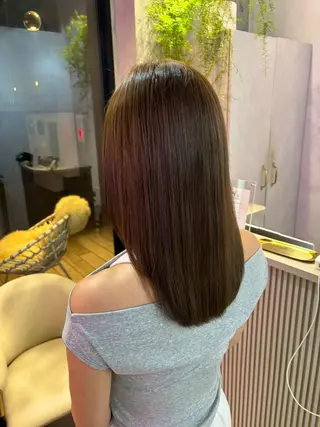 カラー カラーモデル 募集🤍ྀི麗央のヘアスタイル