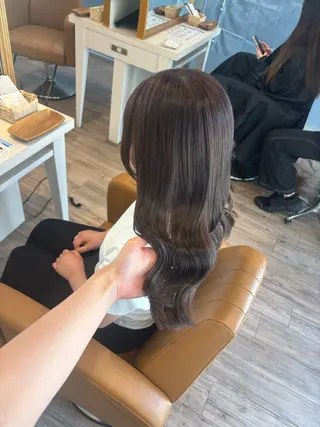 ロング カラー yui🥀/ボブ /ブリーチなしカラーのヘアスタイル