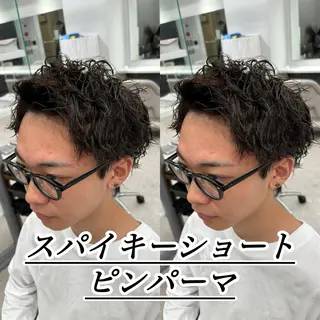 パーマ メンズ 京都河原町 メンズパーマ助川龍哉のヘアスタイル