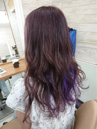 ロング カラー Monica RIEのヘアスタイル