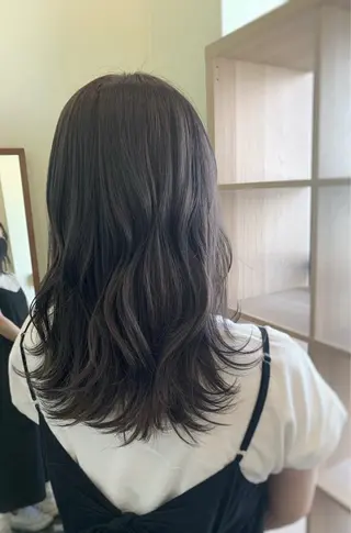 セミロング カラー NUMBER 天王寺 🌼yuriのヘアスタイル