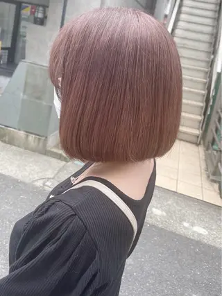 ミディアム カラー パーマ ヘアアレンジ メンズ キッズ ネイル マツエク・マツパ アイブロウ レイヤー/ダブル カラー/YURINAのヘアスタイル