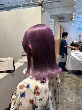 ミディアム カラー ハイトーンカラー特化 🥀KAITO🥀のヘアスタイル