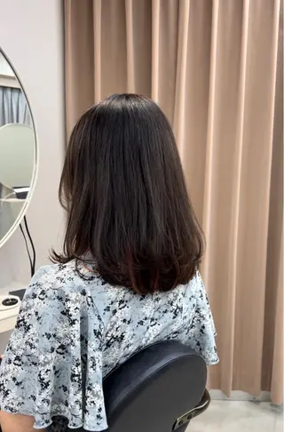 ミディアム 🪞表参道パーマ Nikachi🪞のヘアスタイル