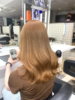 ロング カラー ヘアアレンジ キッズ ネイル マツエク・マツパ アイブロウ 【メンズサロン】 BLUCK 横浜のヘアスタイル