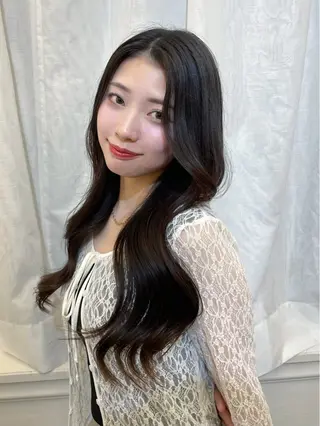 ロング 高橋 嘉月のヘアスタイル
