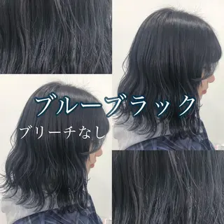 ミディアム カラー パーマ ヘアアレンジ 🩵 JURI🩵のヘアスタイル
