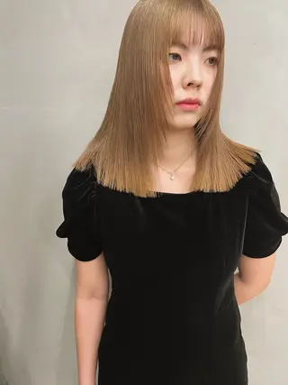 ミディアム カラー センスをお届けします 大谷将生infpのヘアスタイル