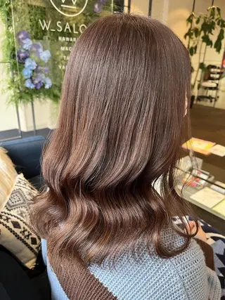 ミディアム カラー W_SALON ［四条河原町］のヘアスタイル