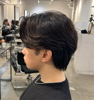 ショート メンズ メンズ清潔感のプロ 💈メンズパーマ藤田のヘアスタイル