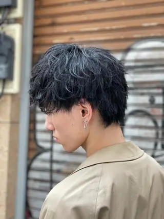 メンズ 優真/難波で 1番パーマが上手いのヘアスタイル