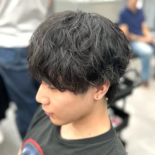 パーマ メンズ 韓国ヘア🇰🇷 メンズパーマ/つかさのヘアスタイル