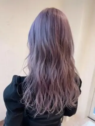 ロング カラー 【透け感カラー】 沖田航祐のヘアスタイル