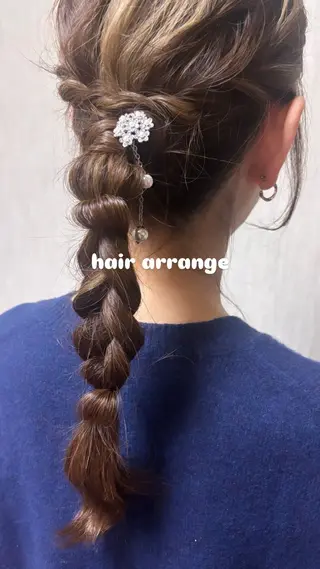 ヘアアレンジ メンズカットパーマ/ ヘアセット🎀Amiのヘアスタイル