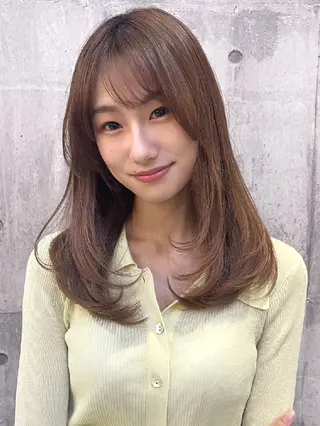 ロング カラー 船引 竜将のヘアスタイル