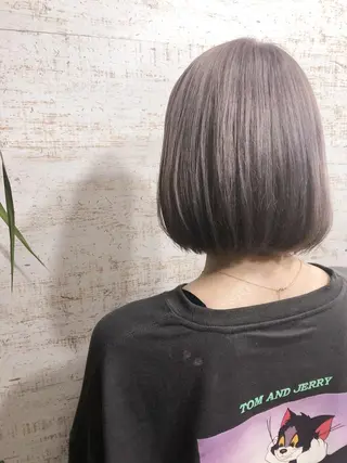 ショート カラー 透明感カラー/韓国 ブリーチ/古橋のヘアスタイル