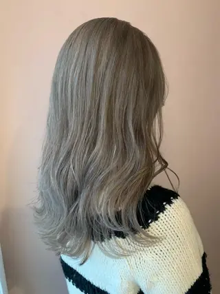 ロング カラー hubhair レイヤー/透明感のヘアスタイル