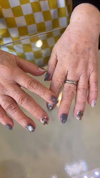 ネイル 西大分S.Nail 𓏲⋆🪸.⋆⸜🫧のネイルデザイン