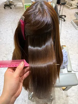 セミロング Ayano🎀似 合わせ×透明感🎀のヘアスタイル