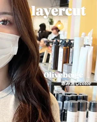 ロング カラー くまざき なな /パーマモデル募集中のヘアスタイル