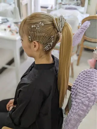 ヘアアレンジ ヘアセットサロン ココのヘアスタイル