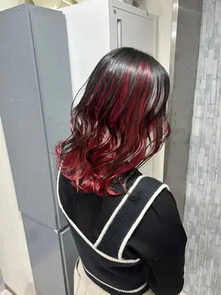 ミディアム カラー ハイトーン/🫧 トレンドカラー/あやのヘアスタイル