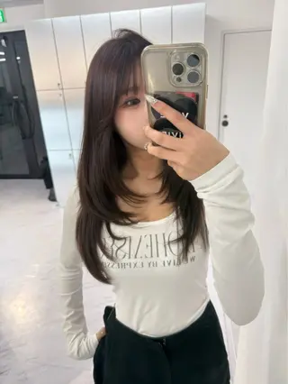 ロング ‎🤍髪質改善‎🤍 レイヤーカット‎🤍のヘアスタイル