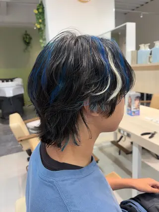 パーマ メンズ ニュアンスパーマ/ フェザー/マッシュのヘアスタイル