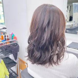 セミロング カラー ヘアアレンジ メンズ特化 水口湧太のヘアスタイル
