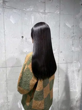カラー 夏の透明感カラー🫧 髪質改善/表参道のヘアスタイル