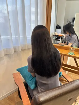 ロング カラー RINNO🌷透明感 カラー/髪質改善のヘアスタイル