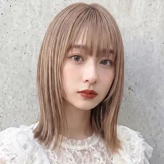 ミディアム インナーカラー◆ ダブルカラー◆ 上原のヘアスタイル