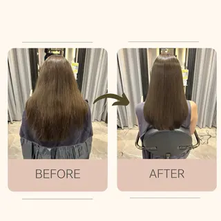 ロング カラー パーマ 艶髪/髪質改善 yukaのヘアスタイル