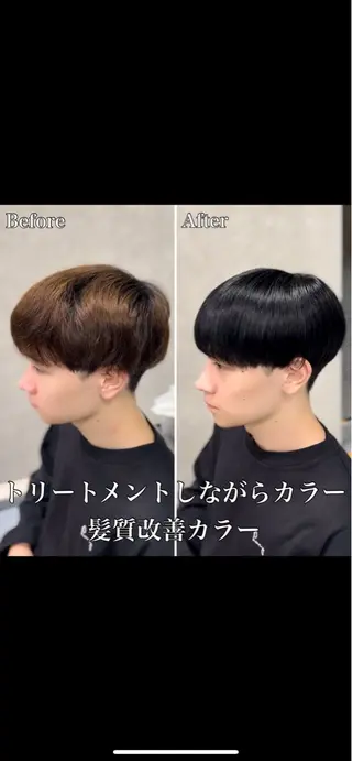 ショート カラー メンズ 🔮メンズ縮毛矯正 メンズパーマ💎竹永のヘアスタイル