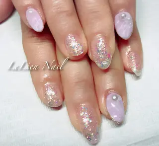 ネイル モチの良さ◉ フィルインネイル♡のネイルデザイン