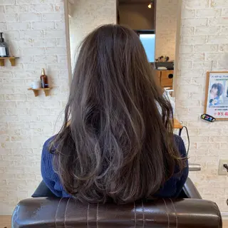 ロング カラー 角 大輔のヘアスタイル