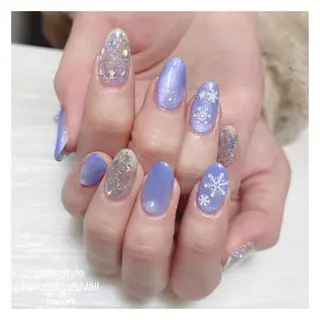 ミディアム ネイル 🐾enen style 🐾のネイルデザイン