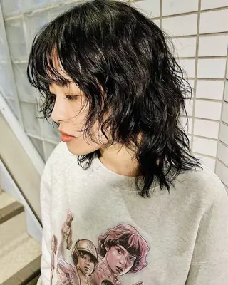 ミディアム 倉敷サロンドクロエ ꕀ井上恋夢ꕀのヘアスタイル